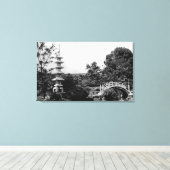 ホノルル,ハワイ – モアノルアガーデンズの景色 キャンバスプリント (インサイチュ (ウッドフロア))