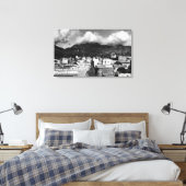 ホノルル， HA – アロハタワーからシティビュー キャンバスプリント (インサイチュ (寝室))