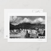 ホノルル, HA – アロハタワーからシティビュー ポストカード (正面/裏面)