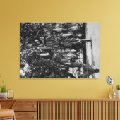 ホノルル， HI – ハワイ大学 キャンバスプリント (インサイチュ (リビング))