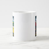 ホノレレバンヴィンテージポスターヨーロッパ ジャンボコーヒーマグカップ (正面)