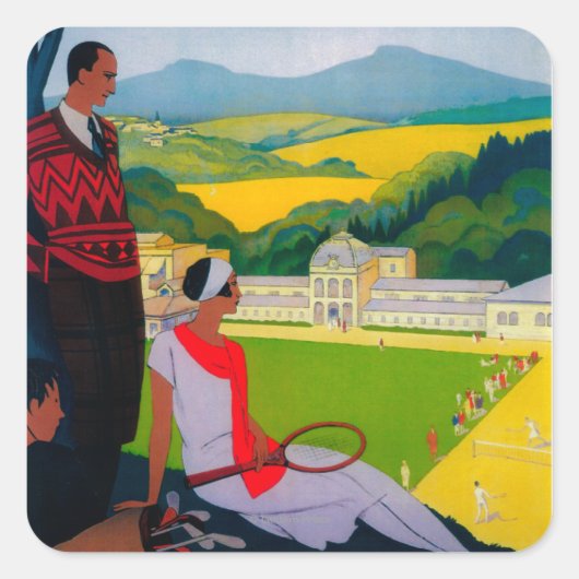 ホノーレベインヴィンテージポスターヨーロッパ スクエアシール (正面)