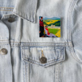 ホノーレベインヴィンテージポスターヨーロッパ 缶バッジ (インサイチュ)