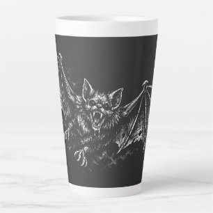 ホバリングするコウモリ - by BurnsInHell カフェラテマグ