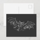 ホバリングするコウモリ - by BurnsInHell シーズンポストカード (正面/裏面)