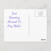 ホバリング ポストカード (裏面)