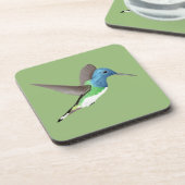 ホバリングJacobin Hummingbird – 透明。 コースター (左側)