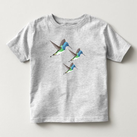 ホバリングJacobin Hummingbird – 透明。 トドラーTシャツ (正面)