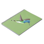 ホバリングJacobin Hummingbird – 透明。 ノートブック (左側)