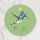 ホバリングJacobin Hummingbird – 透明。 フェイバータグ (裏面)