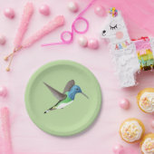 ホバリングJacobin Hummingbird – 透明。 ペーパープレート (パーティー)