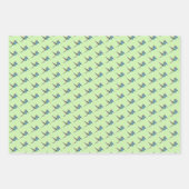 ホバリングJacobin Hummingbird - transp.3階調 ラッピングペーパーシート (正面3)