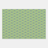 ホバリングJacobin Hummingbird - transp.3階調 ラッピングペーパーシート (正面)