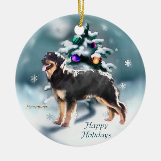 ホバートクリスマス セラミックオーナメント (正面)