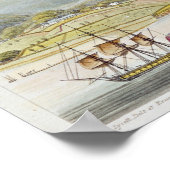 ホバートタウンの表示， 1824 ポスター (角)