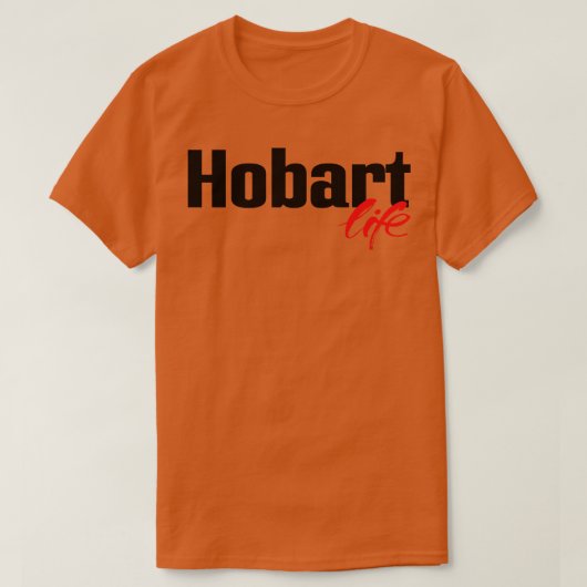 ホバートライフ Tシャツ (デザイン正面)