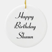 ホバーフライカスタム誕生日 セラミックオーナメント (裏面)