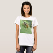 ホバーフライマクロレディースTシャツ Tシャツ (正面フル)