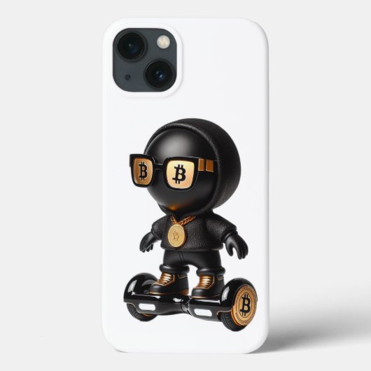 ホバーボードのBman、Bitcoin、Natasha Us作 Case-Mate iPhoneケース (裏面)