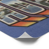 ホパトコン湖，ニュージャージー州 – 大きな文字のシーン ポスター (角)