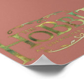 ホビットのロゴグリーン ポスター (角)