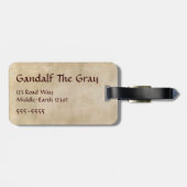 ホビット：予期せぬ旅™ ラゲッジタグ (裏面横)