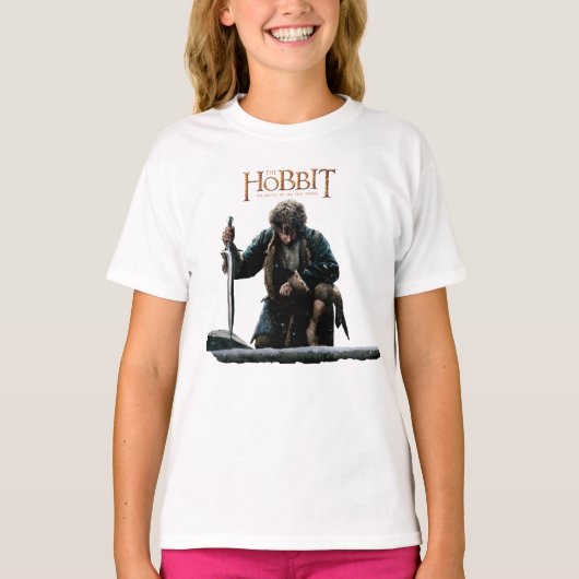 ホビット – BILBO BAGGINS™映画ポスター Tシャツ (正面)