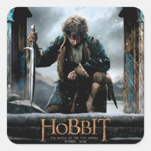 ホビット – BILBO BAGINS™映画ポスター スクエアシール