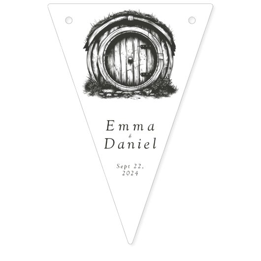 ホビトンヘブンバンティングバナー バンティングフラッグ (第1の旗)