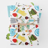 ホビーガーデニング:裏庭ガーデニング ラッピングペーパーシート (インサイチュ)