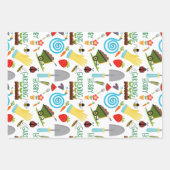 ホビーガーデニング:裏庭ガーデニング ラッピングペーパーシート (正面)