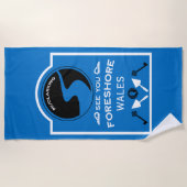 ホビーギフトのお化け ビーチタオル (正面)