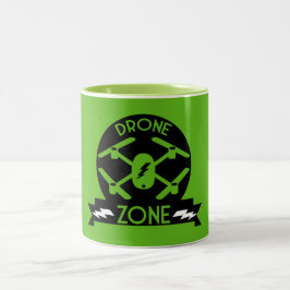 ホビーストドローン |ドローンパイロット |写真 |レース ツートーンマグカップ