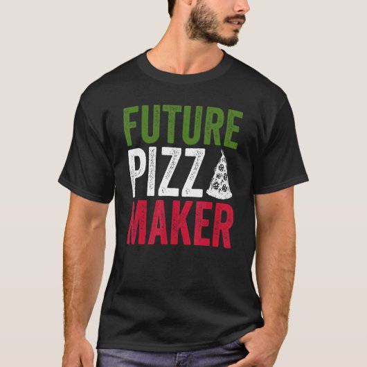 ホビーピザメーカーと未来のピザ専門家 Tシャツ (正面)