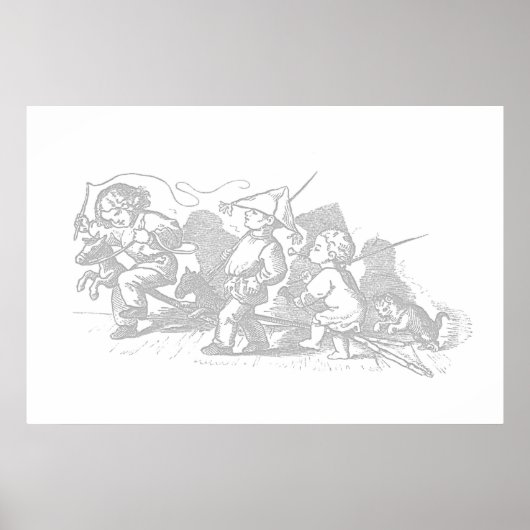 ホビーホースキッドのアートポスター ポスター (正面)