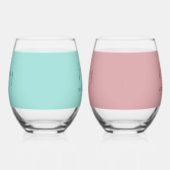 ホビーモダンとウィフィーがステムレス素晴らしに ステムなしワイングラス (右)