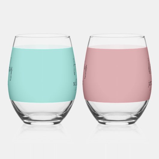 ホビーモダンとウィフィーがステムレス素晴らしに ステムなしワイングラス (右)