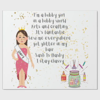 ホビーワールドのホビーガール ラッピングペーパー