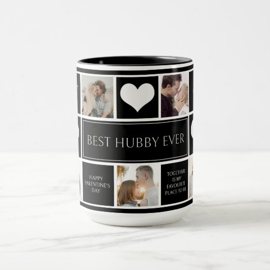 ホビー最高のエバーフォトコラージミニマリスト マグカップ (中央)