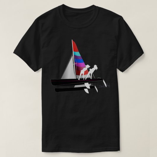 ホビー18カタマランF18 Tシャツ (デザイン正面)