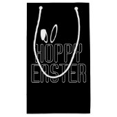 ホピシンプルーイースタープンタイポグラフィ |抱き枕 スモールペーパーバッグ (裏面)