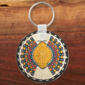 ホピスネークモチーフヴィンテージ先住民アメリカン キーホルダー (正面)