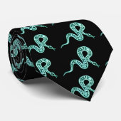 ホピスネークモチーフヴィンテージ先住民アメリカン ネクタイ (ロール)