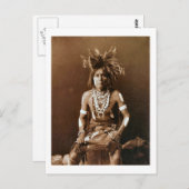 ホピスネーク神父1900年頃 ポストカード (正面/裏面)