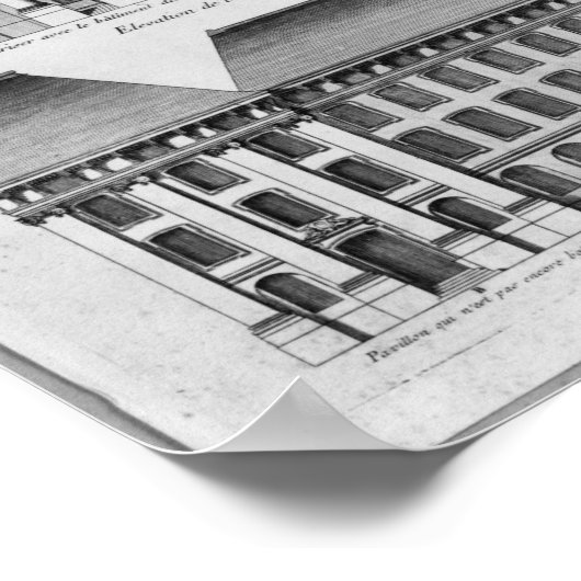 ホピタルデエンファントマスの標高 ポスター (角)