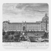 ホピタルデラ王室のサルペトリエールの見解 スクエアシール (正面)