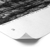 ホピタルデラ王室のサルペトリエールの見解 ポスター (角)