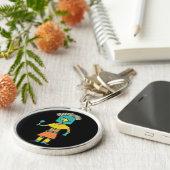 ホピドールブルースターカチーナ キーホルダー (側面)