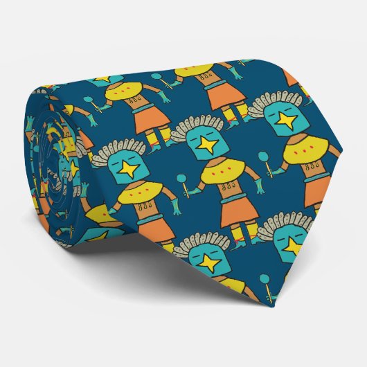 ホピドールブルースターカチーナ ネクタイ (ロール)