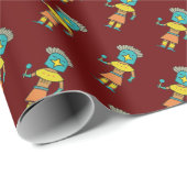 ホピドールブルースターカチーナ ラッピングペーパー (ロールコーナー)